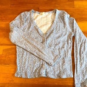 Long sleeve flower shirt